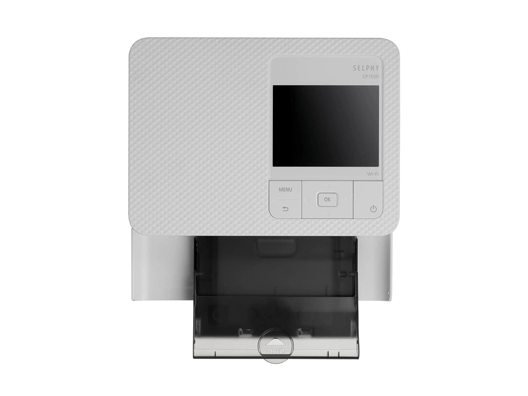 Canon SELPHY CP1500 Wireless Photo Printer - White + RP-108 Ink Paper Set in Qatar Canon SELPHY CP1500 Wireless Photo Printer - White + RP-108 Ink Paper Set in Qatar